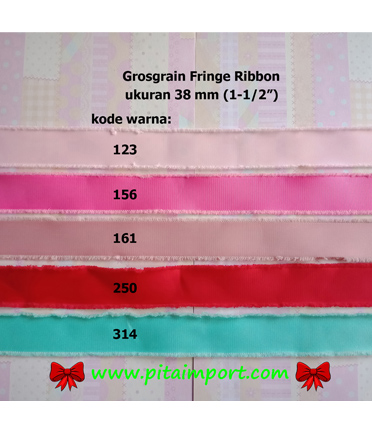 Grosgrain Fringe Ribbon ukuran 3,8 cm (1-1/2″) page 2